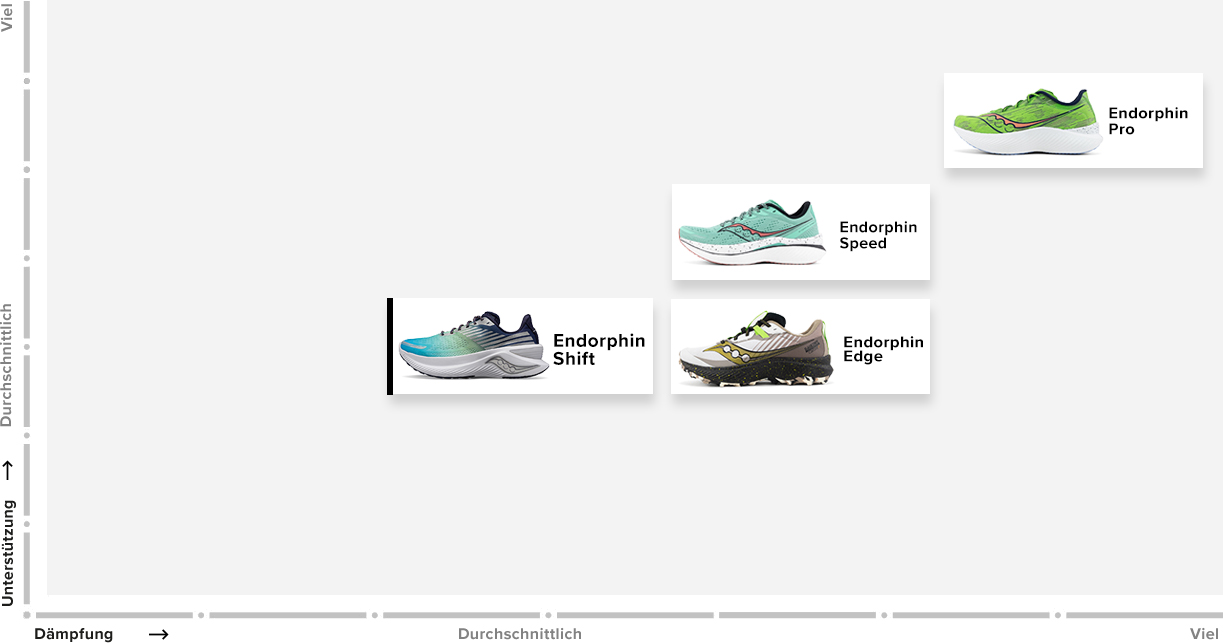 Product Matrix Saucony Endorphin