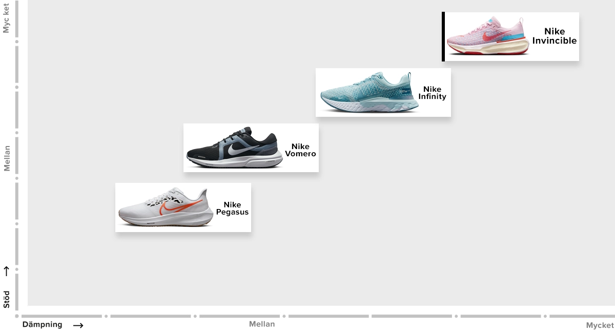 NIKES KOLLEKTION AV ALLROUNDLÖPARSKOR