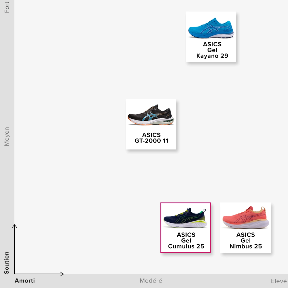 Matrice ASICS Cumulus