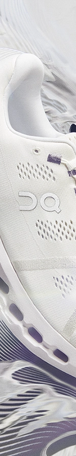 On Cloudsurfer running shoe grey / white
