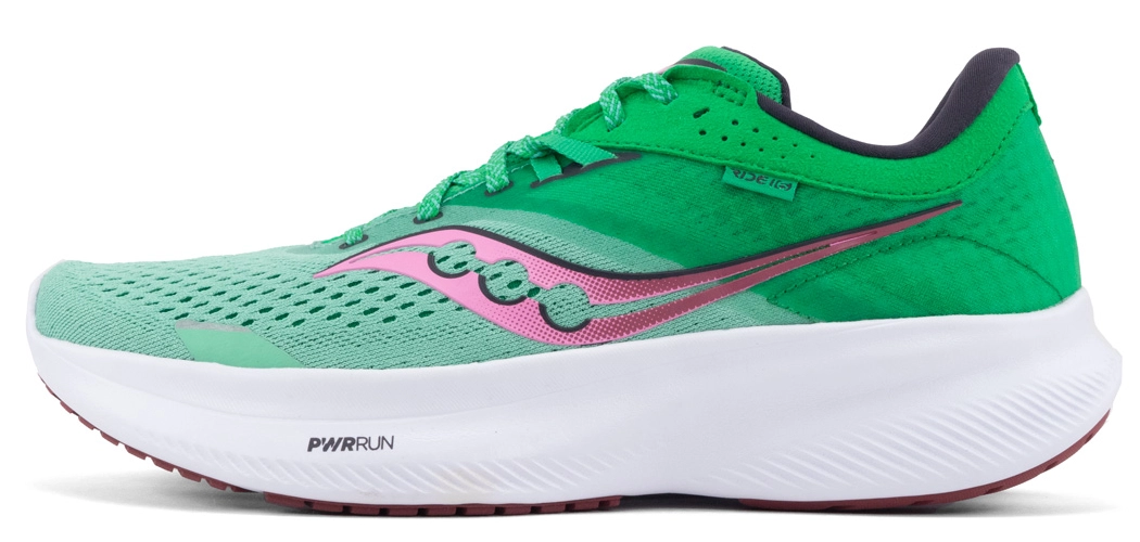 Saucony Ride 16 running shoe green