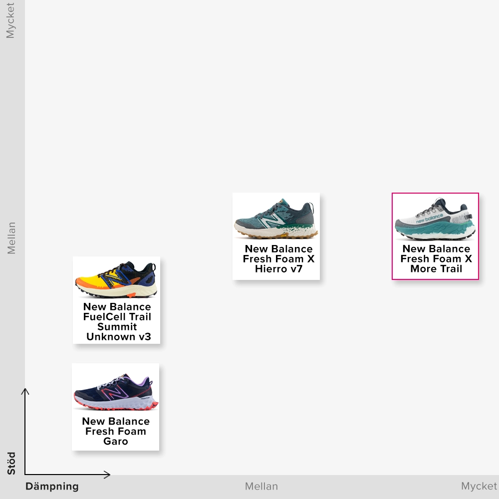 KOLLEKTIONEN AV NEW BALANCES TRAILSKOR