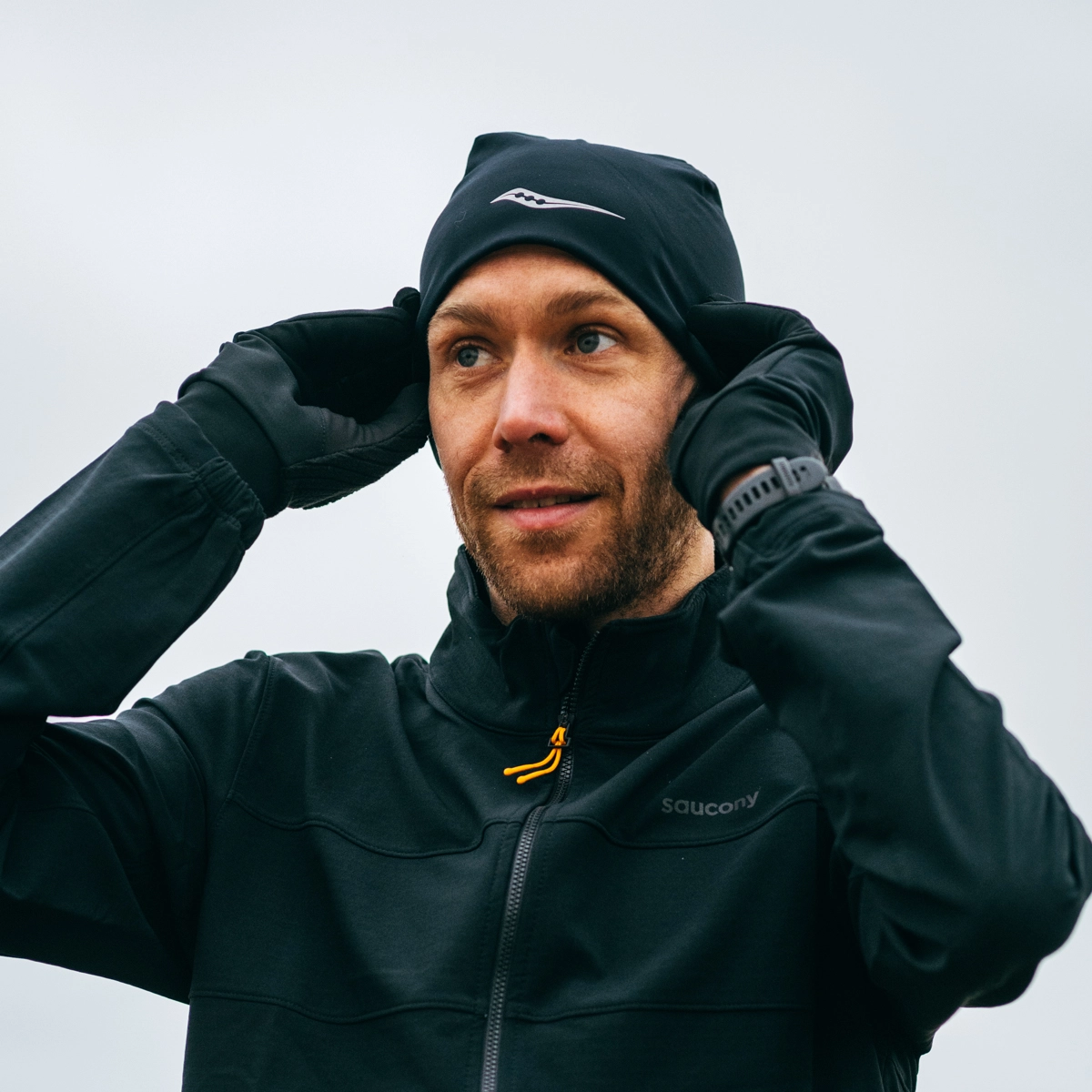 Running head gear winter