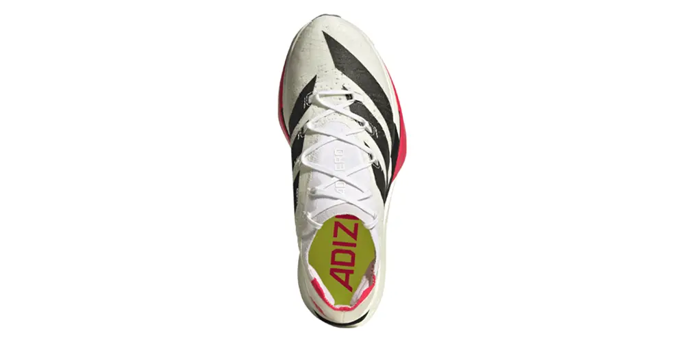 Adidas Adizero Prime X 3 Strung Vue de dessus