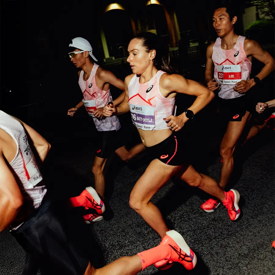 ASICS Metaspeed Tokyo race